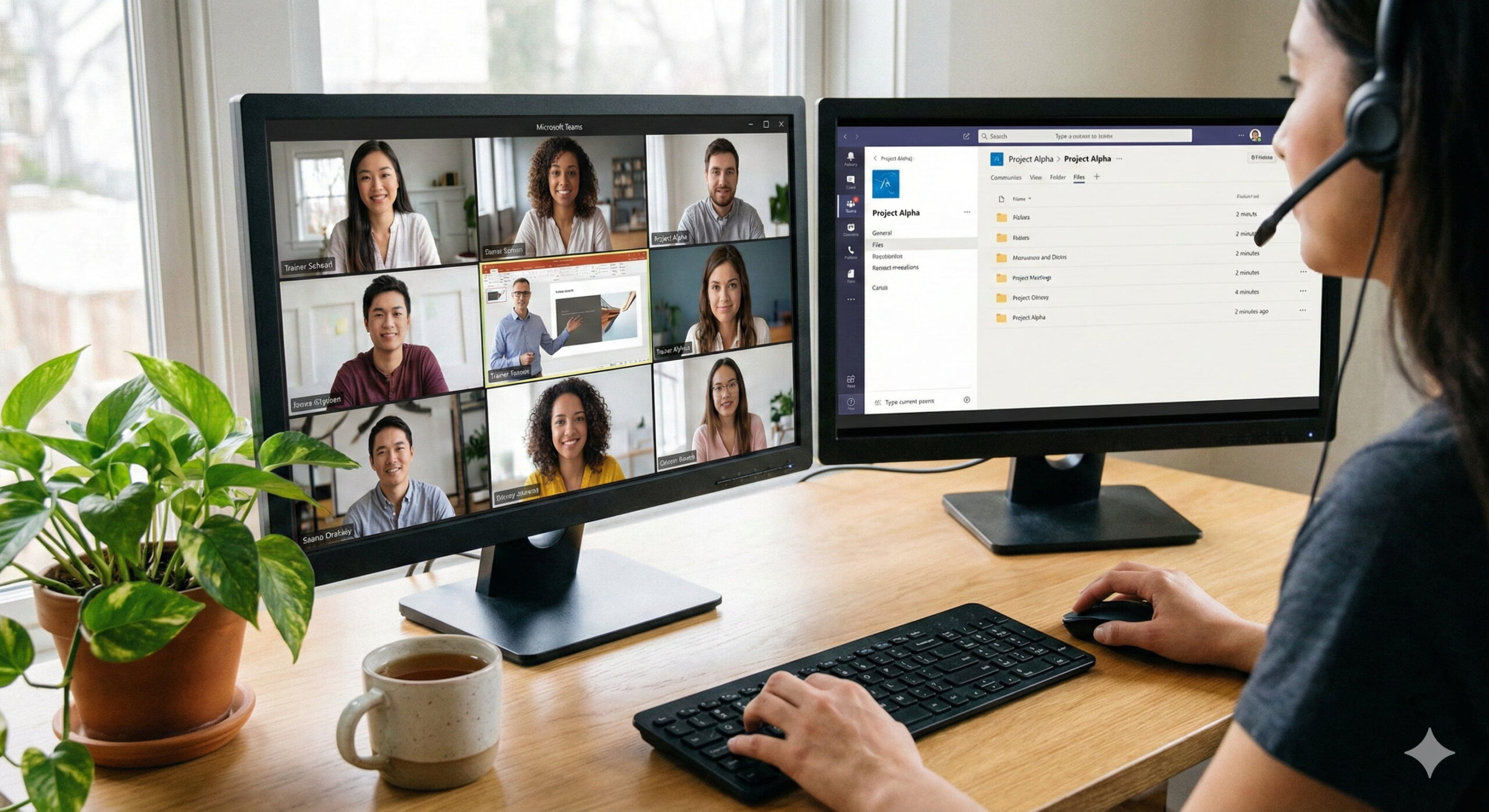 Virtual training session