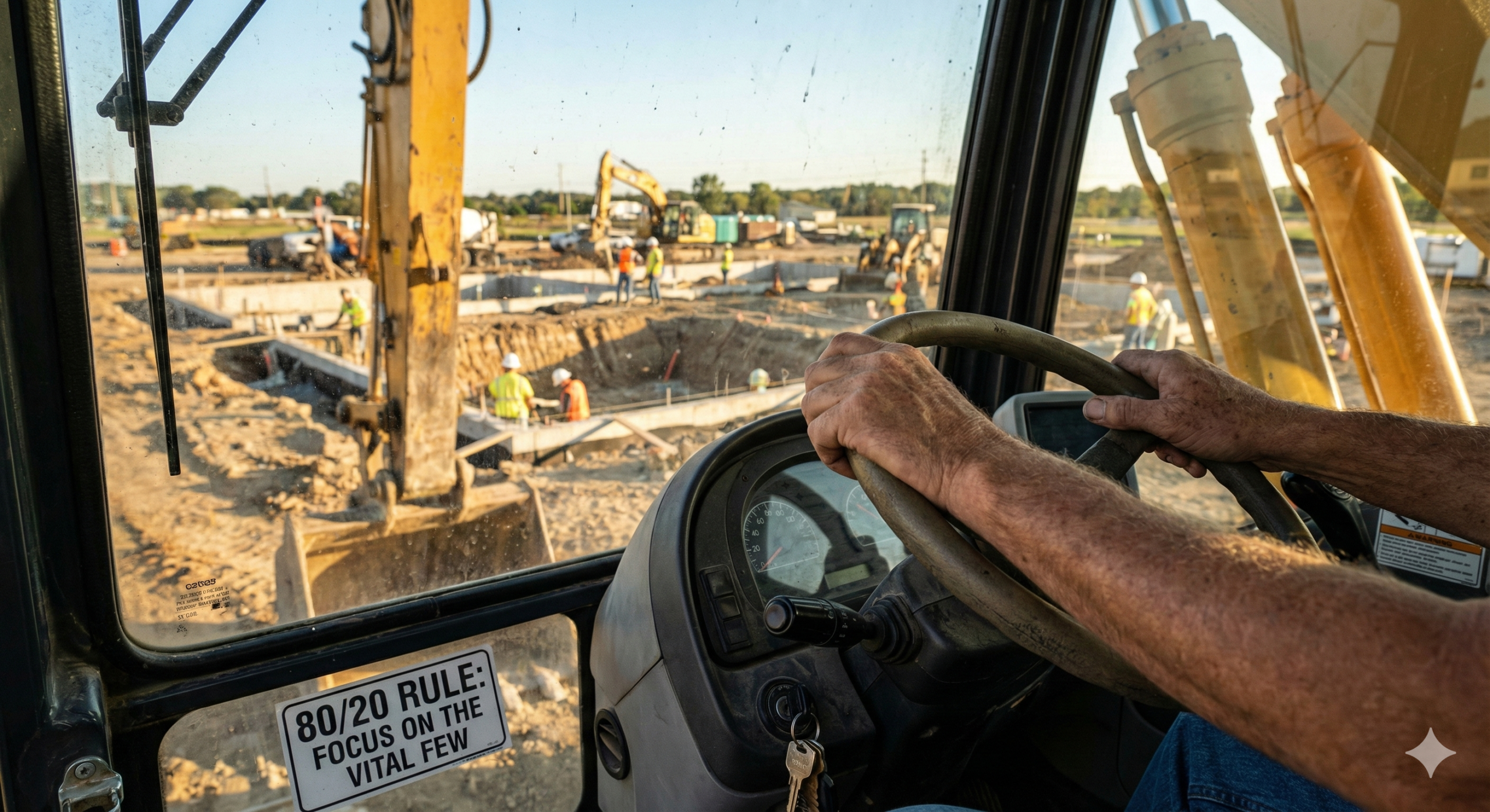 Overwhelmed office worker